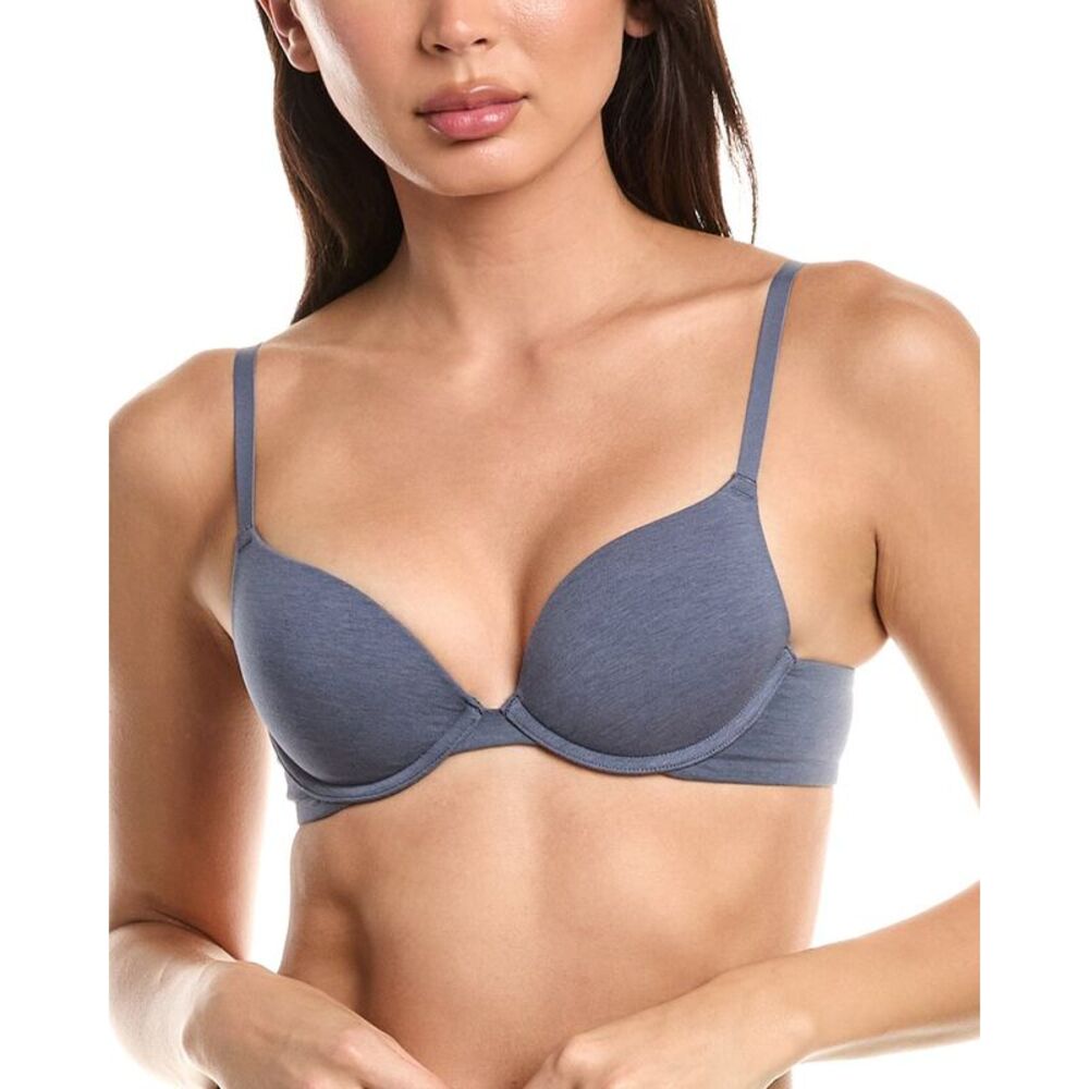 Florence By Mills Womens Softie Push-Up Bra, Blue